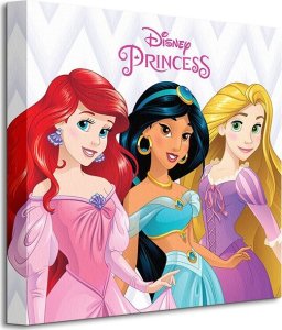 Disney Disney Princess (Ariel, Jasmine and Rapunzel) - Obraz na płótnie 40x40 cm 1