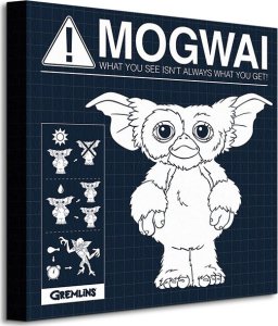 GF Gremlins (Mogwai Rules) - Obraz na płótnie 40x40 cm 1