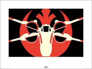 UMP Gwiezdne Wojny Star Wars The Force Awakens X-Wing - plakat premium 80x60 cm 1