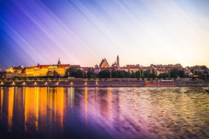 Mexen Warszawa Panorama Stare Miasto - plakat premium 140x100 cm 1
