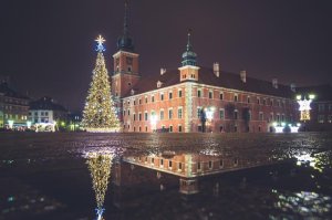 E-druk Warszawa Zamek Królewski Zimowy Plac Zamkowy - plakat premium 29,7x21 cm 1