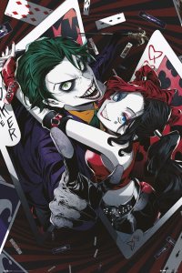 Grupoerik DC Comics Harley Quinn Joker Anime - plakat 61x91,5 cm 1