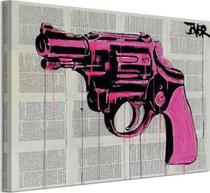 Art-Pol Pop Gun - Obraz na płótnie 50x40 cm 1