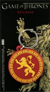 Gra o tron Złoty Lew Ród Lannister - brelok 4,5x6 cm 1