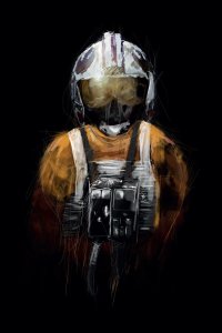 Star Wars Gwiezdne Wojny Rebel Pilot - plakat premium 70x100 cm 1