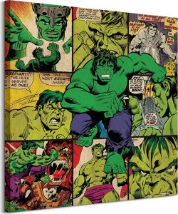 GF Marvel comics (Hulk) - Obraz na płótnie 85x85 cm 1