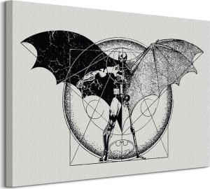 Feeby Batman (Dark Arts) - Obraz na płótnie 80x60 cm 1