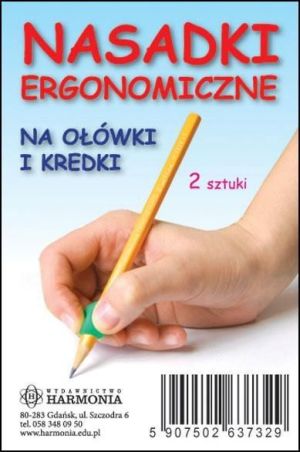 Nasadki ergonomiczne na ołówek i kredki (2 szt.) 1