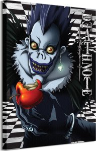 GbEye Notatnik śmierci Death Note Ryuk Checkered - obraz na płótnie 60x80 cm 1
