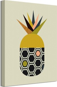Feeby Ananas - obraz na płótnie 40x50 cm 1