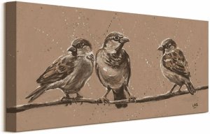 Feeby Wróbelki - obraz na płótnie 60x30 cm 1