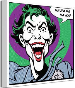 GF Joker Ha ha ha! - obraz na płótnie 40x40 cm 1