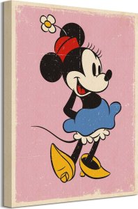 GF Myszka Miki Myszka Minnie Retro - obraz na płótnie 40x50 cm 1