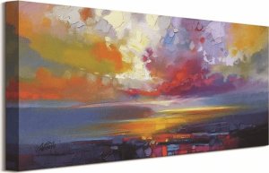 Mexen Uig Clouds - obraz na płótnie 60x30 cm 1