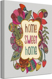 Feeby Home Sweet Home - obraz na płótnie 40x50 cm 1