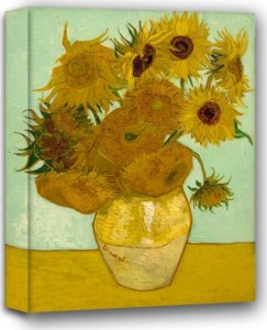galeria plakatu Słoneczniki, Vincent van Gogh - obraz na płótnie 50x70 cm 1