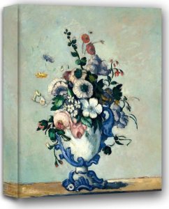galeria plakatu Flowers in a Rococo Vase, Paul Czanne - obraz na płótnie 40x50 cm 1