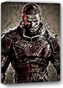 galeria plakatu Legends of Bedlam, Shepard, Mass Effect - obraz na płótnie 50x70 cm 1