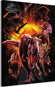 GF Jurassic World: Fallen Kingdom - obraz na płótnie 60x80 cm 1