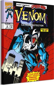 GF Marvel Venom Lethal Protector Comic Cover - obraz na płótnie 60x80 cm 1