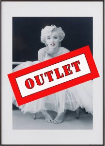 OUTLET- Rama 40x50 cm czarna aluminium 50x40 cm, 40x50 cm 1