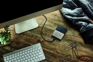 Dysk zewnętrzny HDD WD HDD My Passport Ultra 4 TB Szaro-czarny (WDBFKT0040BGY-WESN) 3