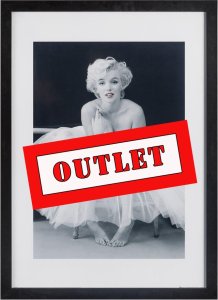 OUTLET- Rama B2 drewniana czarna 50x70 cm 70x50 cm, 50x70 cm 1
