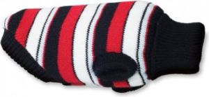 Ami Play Sweterek dla psa Glasgow 34 cm Paski czerwone 1