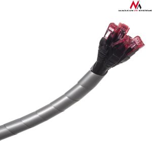 Organizer Maclean Spirala na przewody Srebrny 1 sztuka  (MCTV-687S) 3