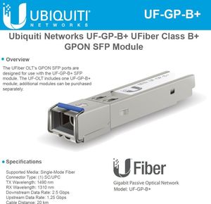 Moduł SFP Ubiquiti Moduł Fiber GPON B+ UF-GP-B+ 1
