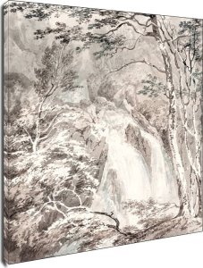 Feeby A Waterfall, William Turner - obraz na płótnie 60x80 cm 1