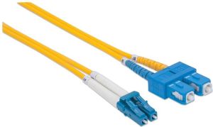 Intellinet Network Solutions Patchcord światłowodowy LC-SC, 2m, 9/125, OS2 (302686) 1