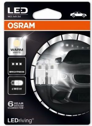 Osram LEDriving W5W Premium W2.1 x 9.5d, 1W, 12V, 55lm 1