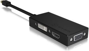 Adapter AV Icy Box DisplayPort Mini - HDMI - D-Sub (VGA) - DVI-I czarny (IB-AC1032) 5