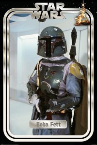 Gwiezdne Wojny Star Wars Boba Fett Retro - plakat 61x91,5 cm 1