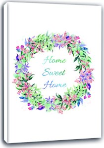 Feeby Home sweet home - obraz na płótnie 60x90 cm 1