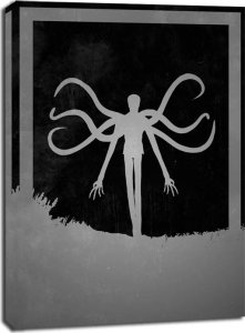 E-druk Dusk of Villains - Slenderman - obraz na płótnie 30x40 cm 1