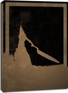Mexen Dusk of Villains - Pyramid Head, Silent Hill - obraz na płótnie 90x120 cm 1