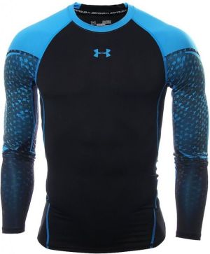 Under Armour Koszulka kompresyjna Exclusive Compression M czarno-niebieska r. S (1271346-001) 1