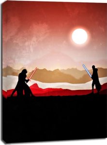 Star Wars Star Wars Gwiezdne Wojny Vintage Poster v3 - obraz na płótnie 90x120 cm 1