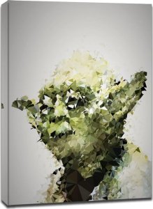POLYamory - Yoda, Gwiezdne Wojny Star Wars - obraz na płótnie 90x120 cm 1