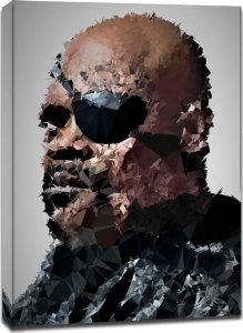 HP POLYamory - Nick Fury, Marvel - obraz na płótnie 30x40 cm 1
