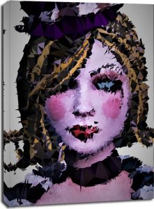 POLYamory - Moxxi, Borderlands - obraz na płótnie 30x40 cm 1