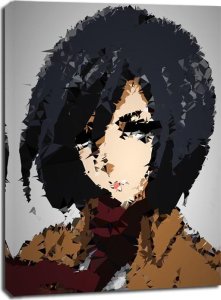 Funko Pop POLYamory - Mikasa, Attack on Titan Atak Tytanów - obraz na płótnie 40x60 cm 1
