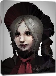 Feeby POLYamory - Plain Doll, Bloodborne - obraz na płótnie 60x80 cm 1