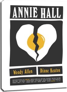 Funko Pop Woody Allen Annie Hall - obraz na płótnie 90x120 cm 1