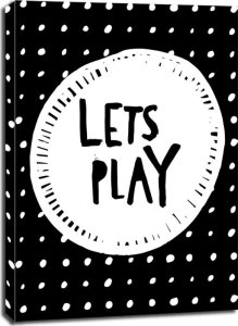 UMP lets play - obraz na płótnie 70x100 cm 1