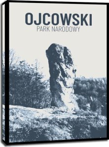 galeria plakatu Parki Narodowe, Ojców - obraz na płótnie 60x80 cm 1