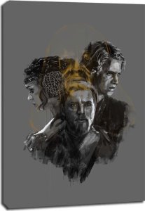 Star Wars Gwiezdne Wojny I Generacja - obraz na płótnie 70x100 cm 1