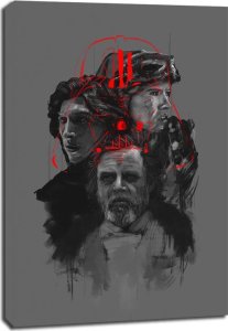 Star Wars Gwiezdne Wojny III Generacja - obraz na płótnie 60x80 cm 1